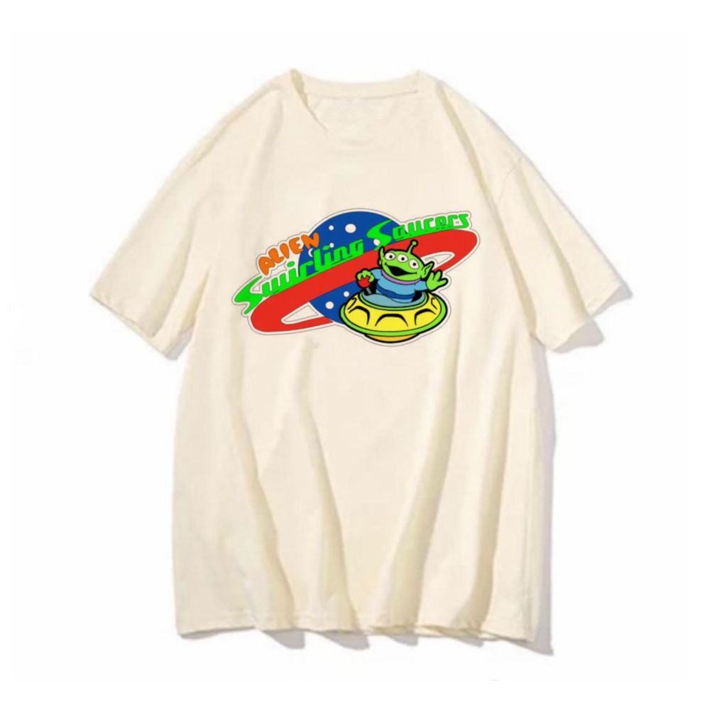 Camiseta Toy Story Alien Swirling planet blusa feminina masculina unissex personagem desenho estampas divertidas camisa