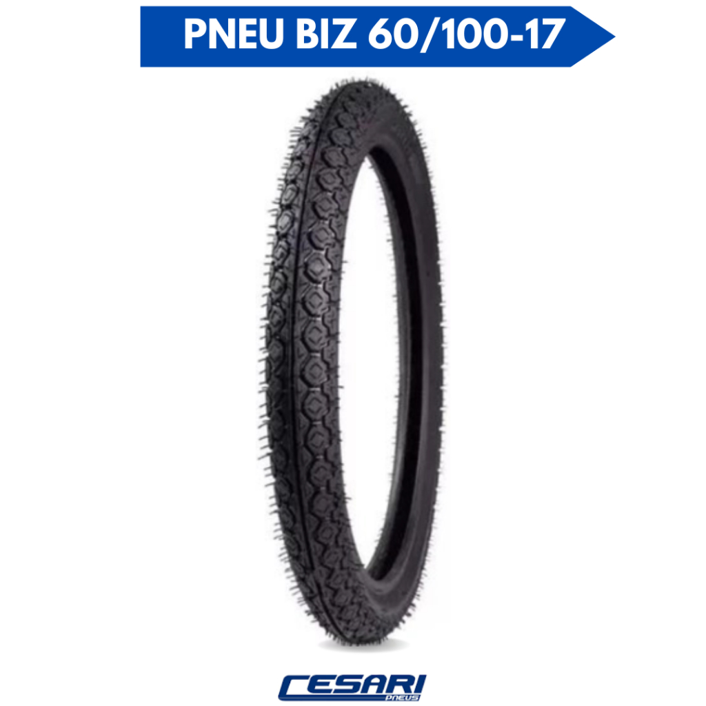 Pneu Biz 100 125 Pop 100 Dianteiro 60/100-17 - Nacional em Oferta na Shopee
