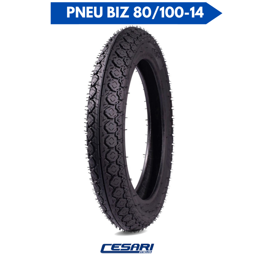 Pneu Biz 100 125 Pop 100 Traseiro 80/100-14 em Oferta na Shopee