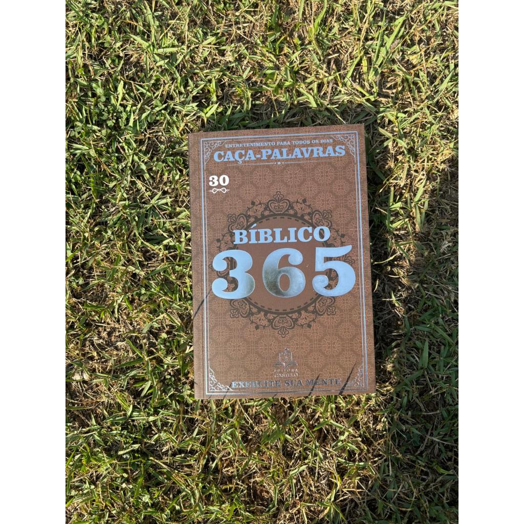 Kit 4 Livros 365 Caça Palavras Bíblico Letrão Edição Especial Letra Grande Mais de 5000 Palavras Jogos Passatempos