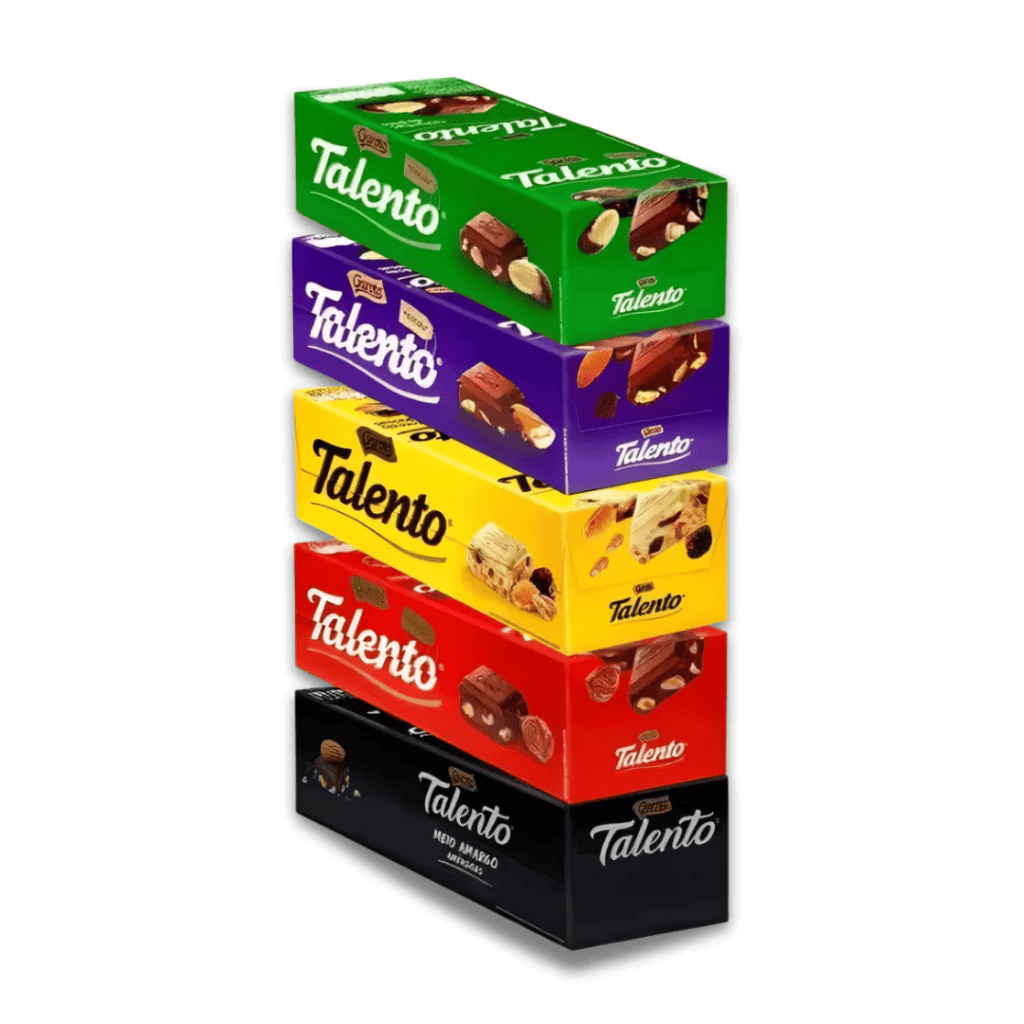 Tablete de Chocolate Garoto Talento Escolha Seu Sabor - 15UN 25g - Promoção em Oferta na Shopee