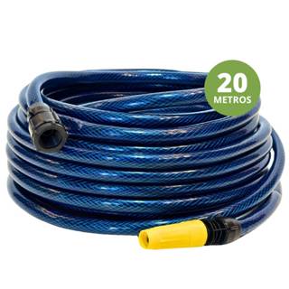 Mangueira de Jardim 20m Trançada 1/2" com Esguicho PVC em Oferta na Shopee