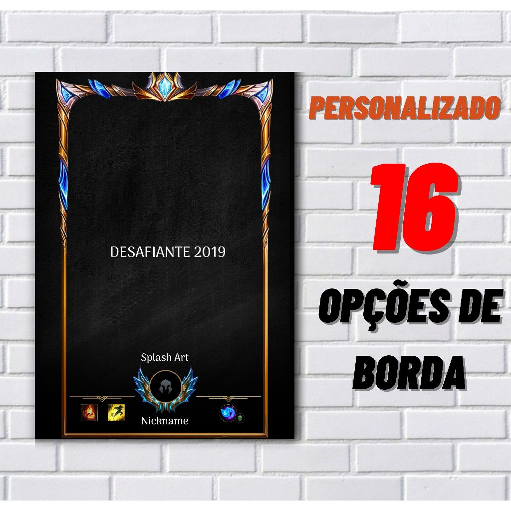 LoL TELA DE CARREGAMENTO | Placa Decorativa | Quadro Decorativo | League Of Legends | PERSONALIZADO