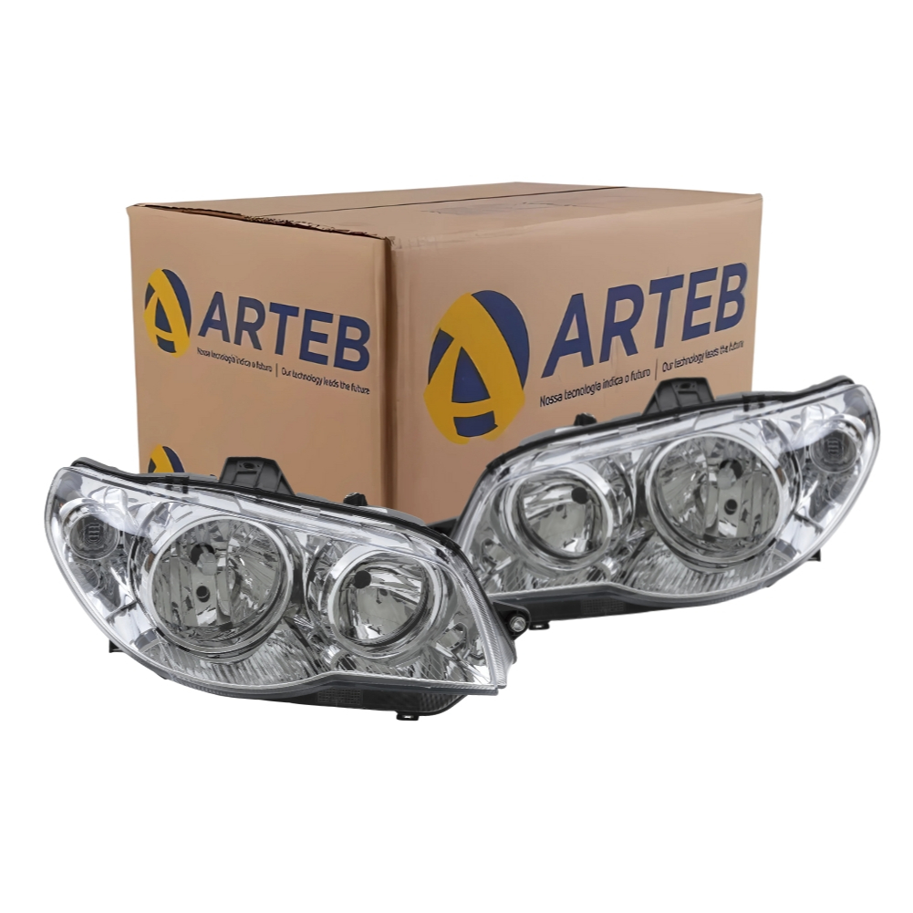 Par Farol Fiat Palio Siena Strada Restyling 2005 Ate 2018