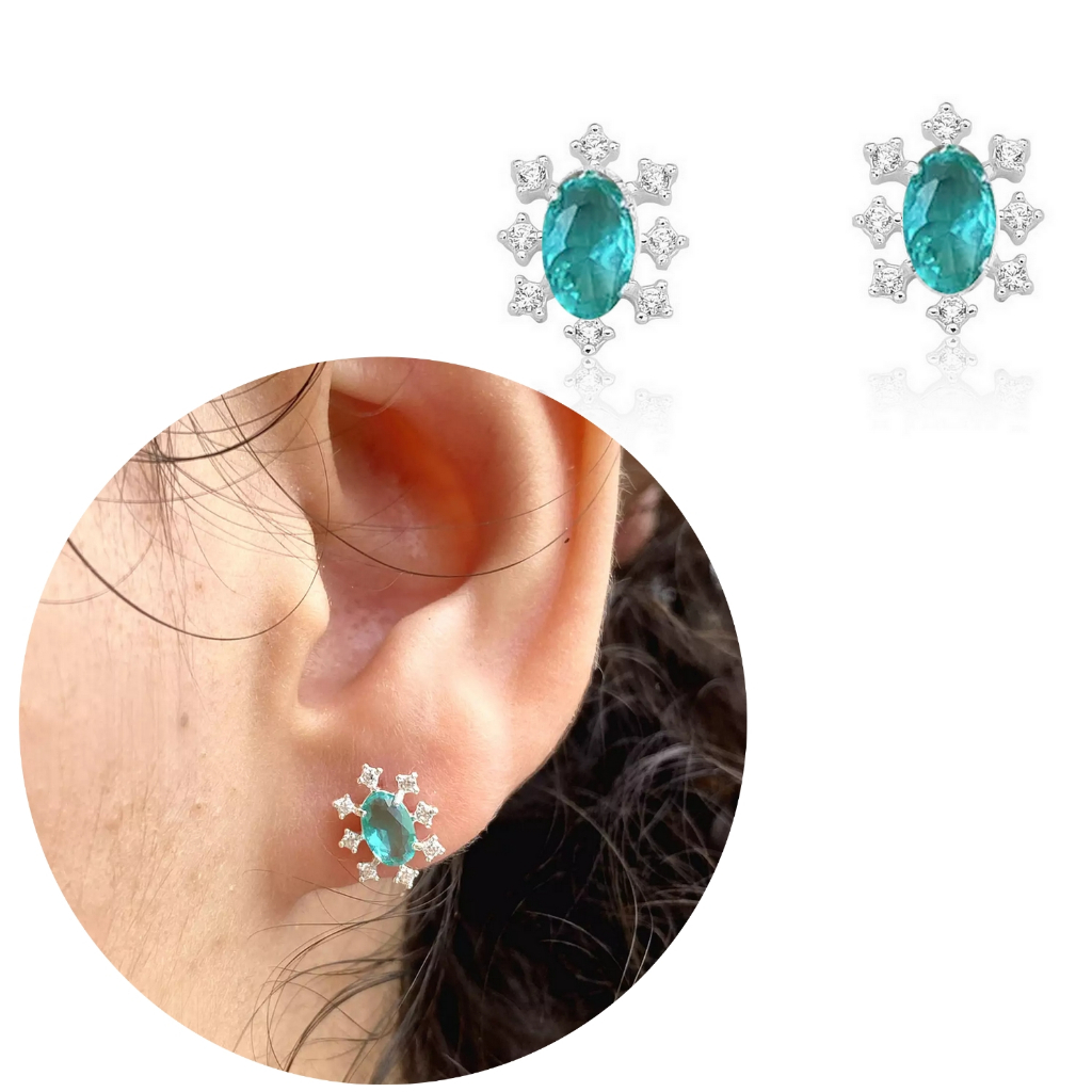 Brinco em Turmalina Verde: Onde Comprar | BuscaProdutos