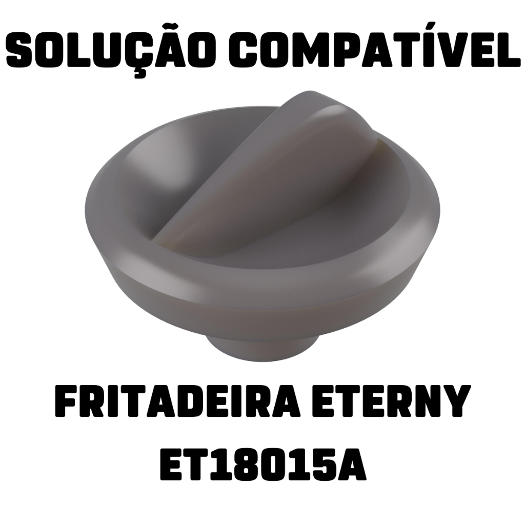 Knob Botão Timer Air Fryer Fritadeira Eterny (1 Peça)