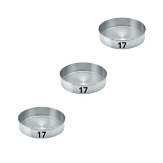 Kit 03 (Três) Assadeiras Redonda BAIXA 17 x 6 Forma Bolo em Oferta na Shopee