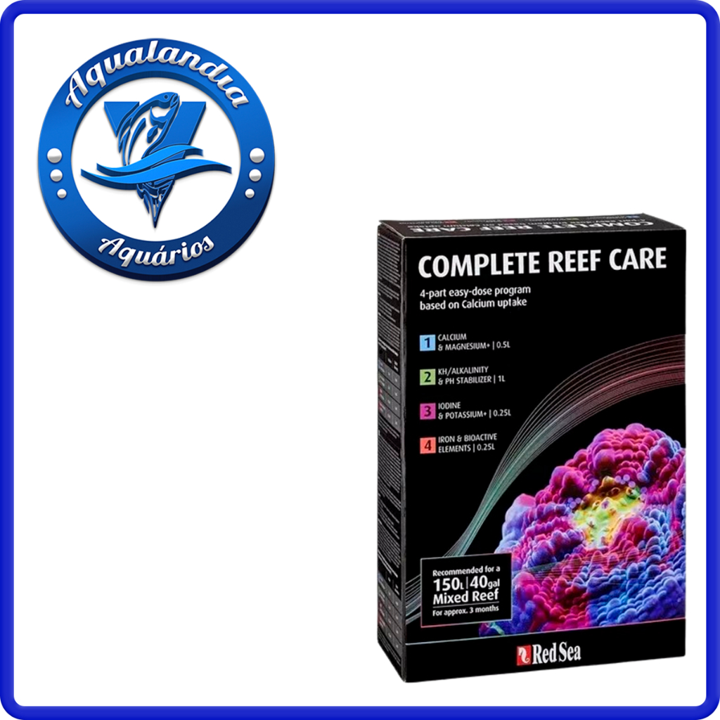 Red Sea Balling Complete Reef Care  2l 4 Parte  P/ marinho 150l