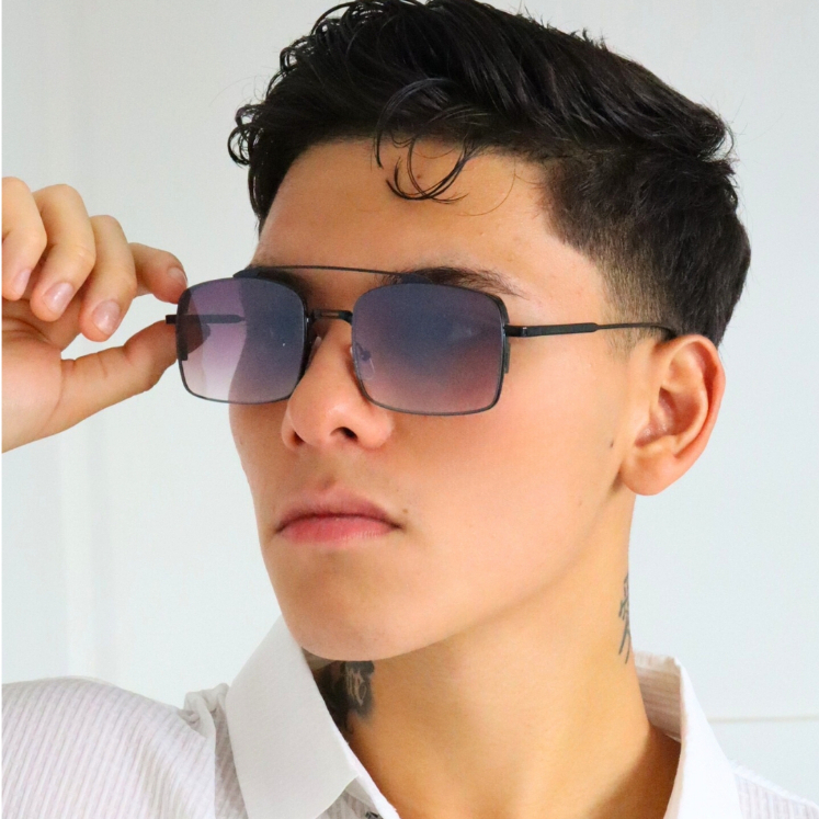 Óculos de Sol Vancouver Aviador Quadrado Premium Vintage Retrô uv400 Unissex - Fashion Accessories
