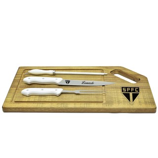 Kit Churrasco Personalizado, Faca Para Churrasco Faca Personalizada, Tábua de Churrasco Com nomes