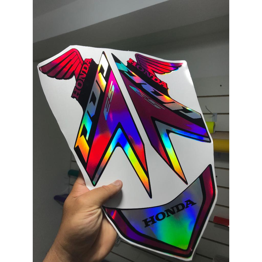 kit adesivos pop 110i ES 2025 holografico