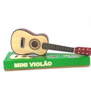 Mini Violão Infantil de Madeira