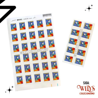 Folha de Selo de Carta Costureira com 40 unidades em Oferta na Shopee