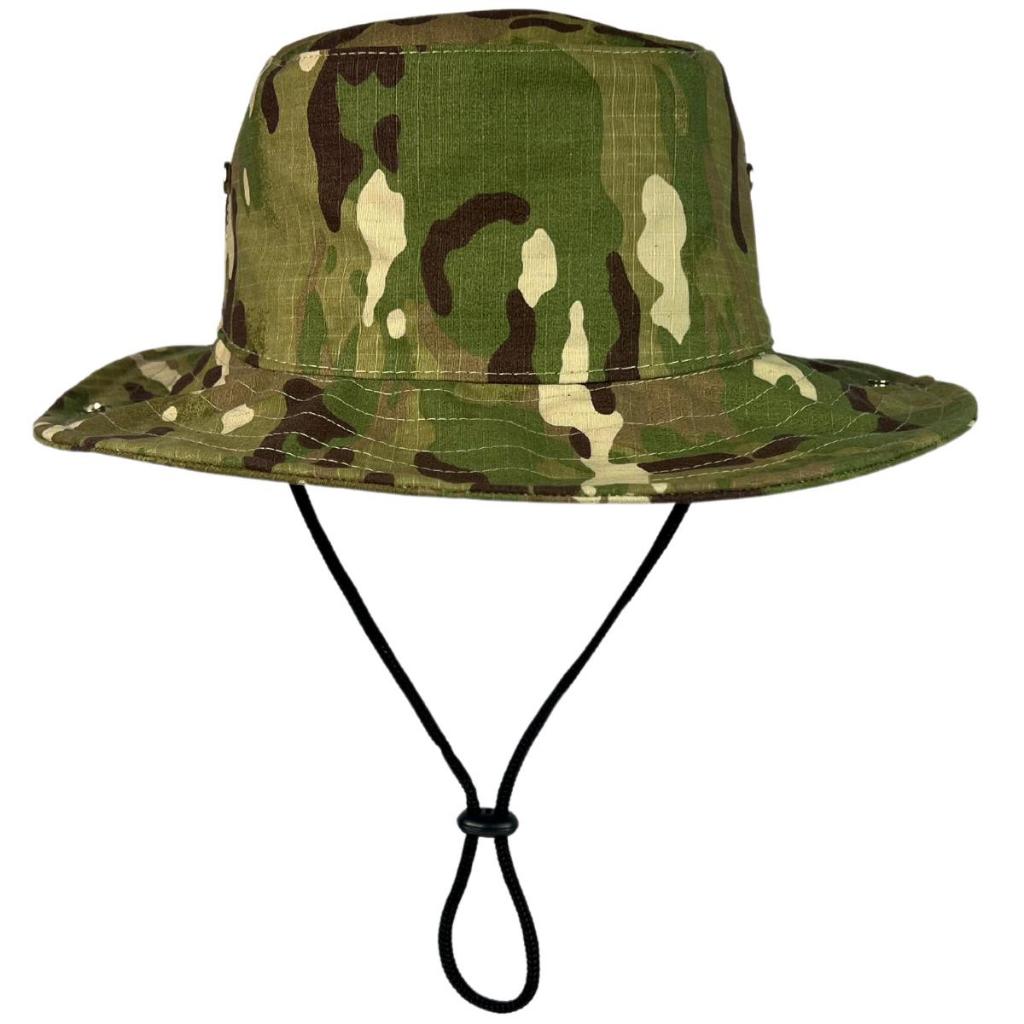 Chapéu Militar Exército boonie hat Camuflado Selva Caça Pesca Australiano Multicam Rip Stop Safari