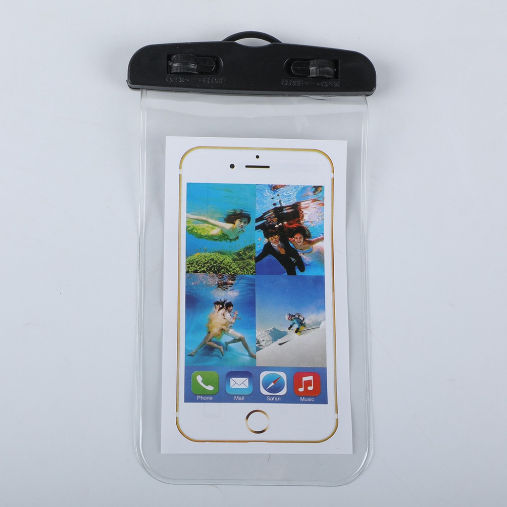 Capa Bolsa Prova Dágua Impermeável Celular Transparente Universal Ecrã Táctil Subaquático Promoção