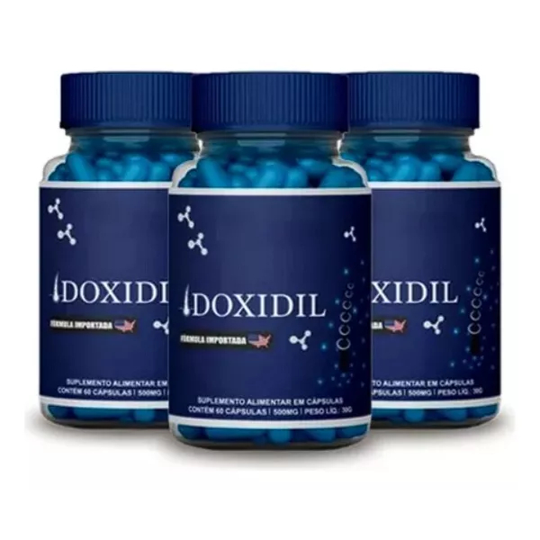 3x Doxidil  - Vitamina Capilar 180 Caps Promoção!
