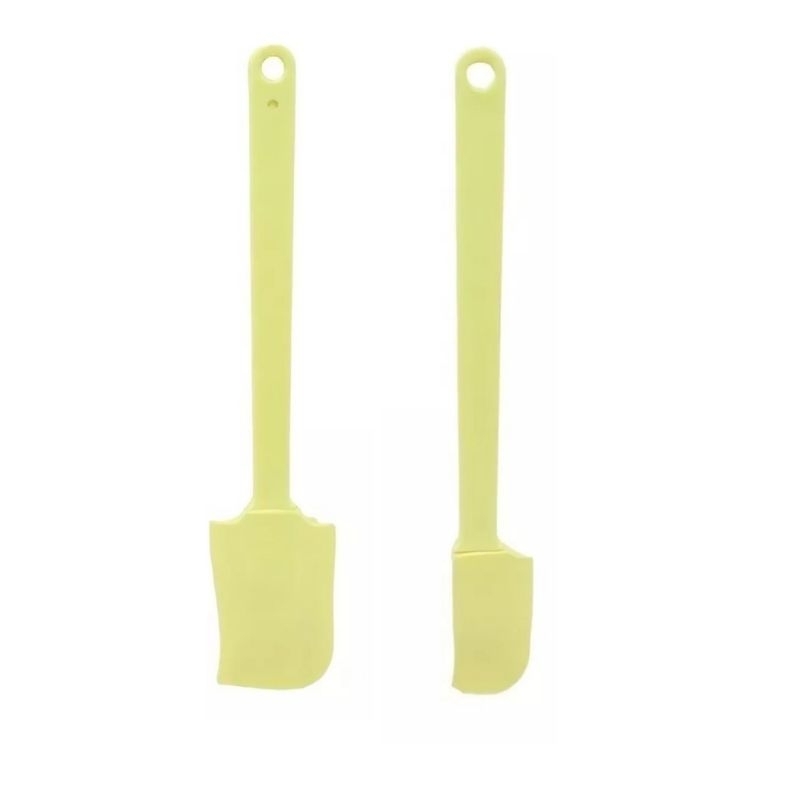 Detalhes do Espátula Silicone Raspa Sobras Pão Duro kit 2 peças
