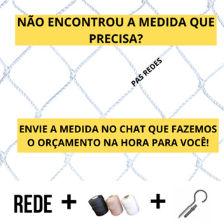 Kit Completo Rede Tela De Proteção Para Janelas Sacadas Gatos Crianças Pets em Oferta na Shopee