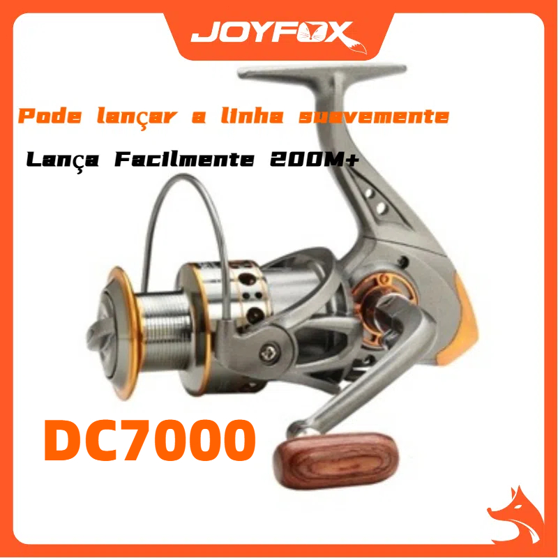 Carretel Molinete Dc 7000/4000/2000 Pesca Pesada 10kg Grande 5.2:1 JOYFOX carretilha de pesca em Oferta na Shopee