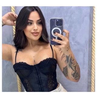 corset renda ,corset sem bojo ,crooped corset