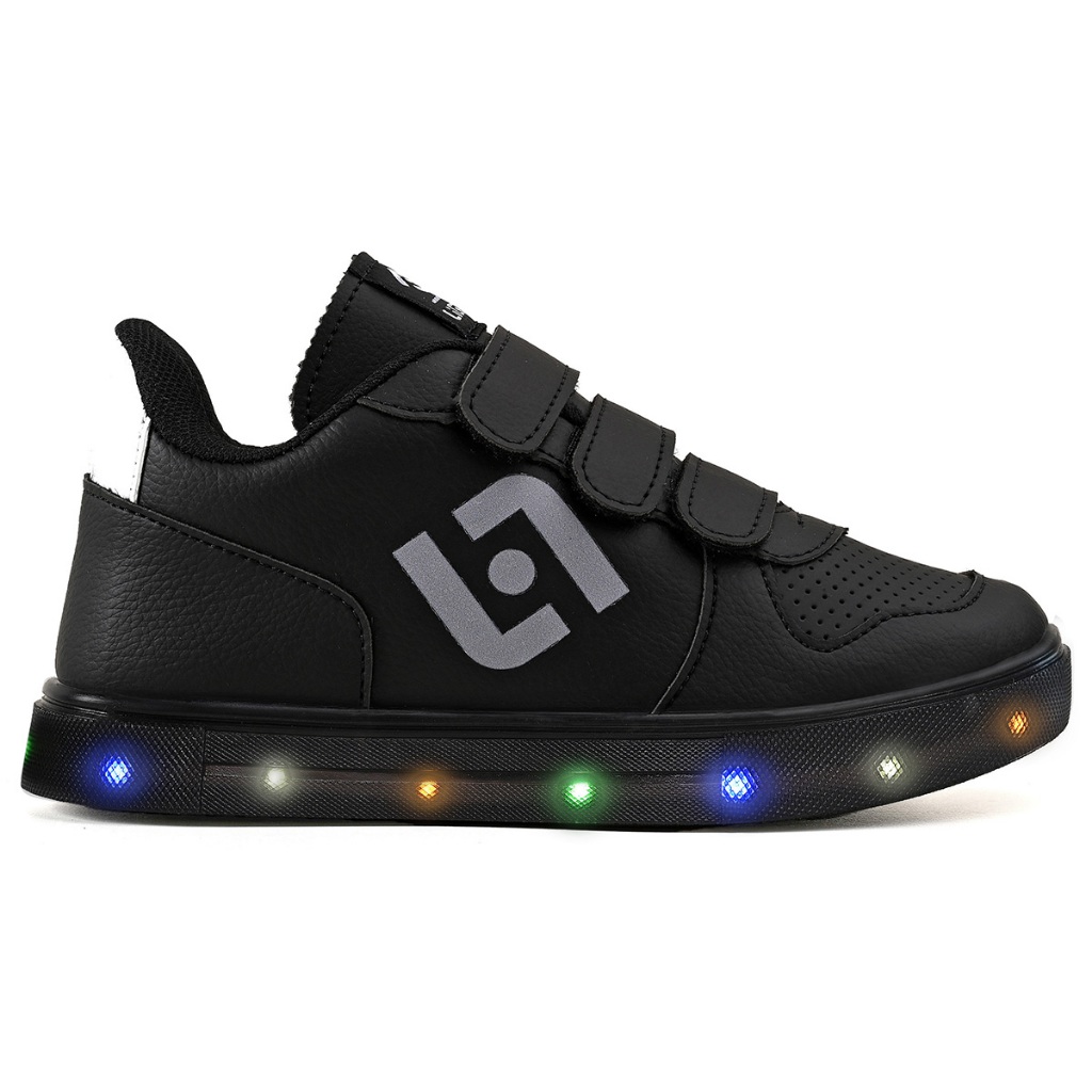Tenis Infantil De Led Casual Escolar Sapatenis Meninos Street Calce Facil em Oferta na Shopee