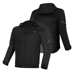 Jaqueta X11 Street Hoody Preto Proteção Impermeável Motoqueiro.