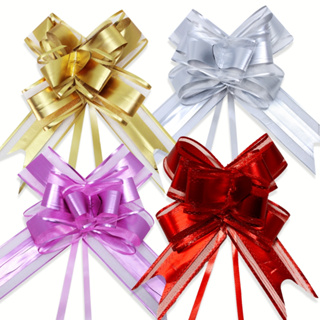 Laço Fácil de Organza com Poliester 50mmx74cm  Pacote com 50 Unidades Lindos Laços em Oferta na Shopee