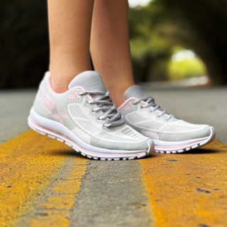 Tênis Feminino O2X Fitness Impact  Corrida Caminhada Confortavel em Oferta na Shopee