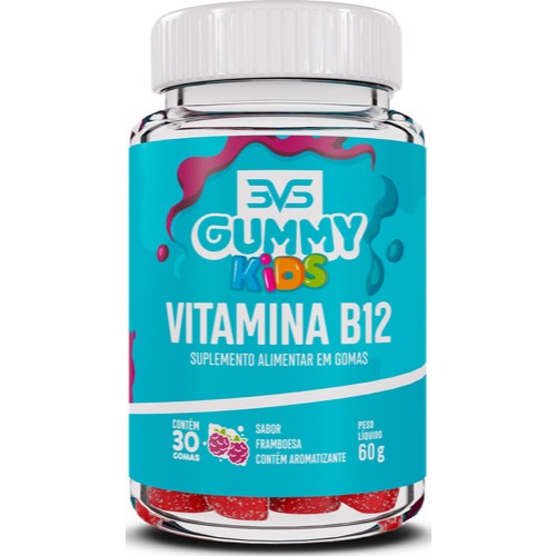 Vitamina B12 Kids Metilcobalamina Gummy 100% Natural - 3VS Nutrition em Oferta na Shopee