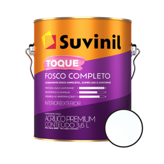 Tinta Acrílica Branco Neve 3,6l Toque Fosco Completo Suvinil em Oferta na Shopee