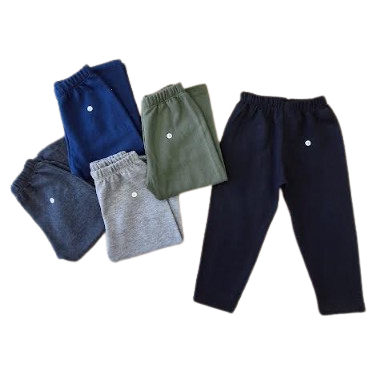Calça Moletom Infantil UNISSEX (Kit 3 peças)