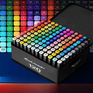 60 / 80/120/160 Cores touch marker Caneta Marcadora Com Ponta Dupla/Pintura De Arte/Aquar…
