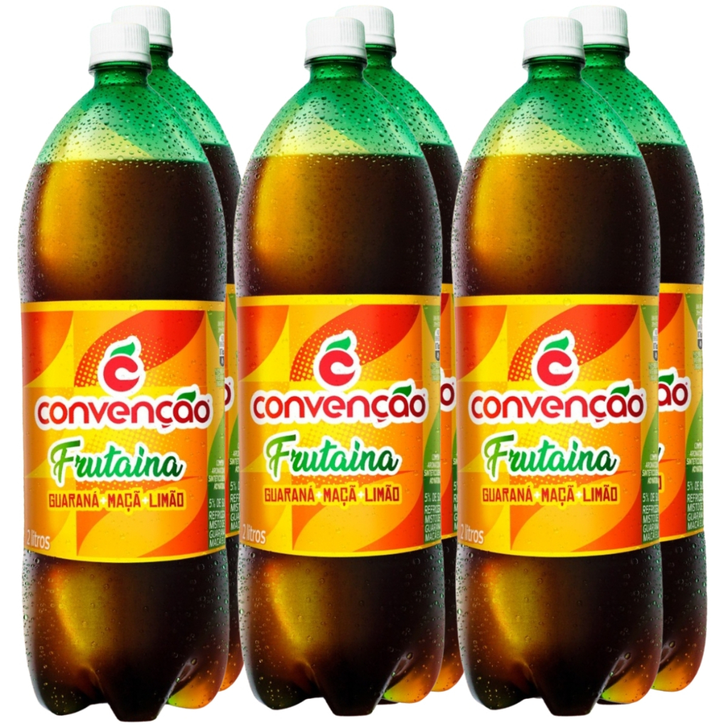 Refrigerante Convenção Frutaina Garrafa 2 Litros C/06 Unidades em Oferta na Shopee