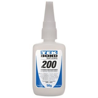 Adesivo Cola Instantâneo Tekbond 200 Alta Viscosidade 50g em Oferta na Shopee