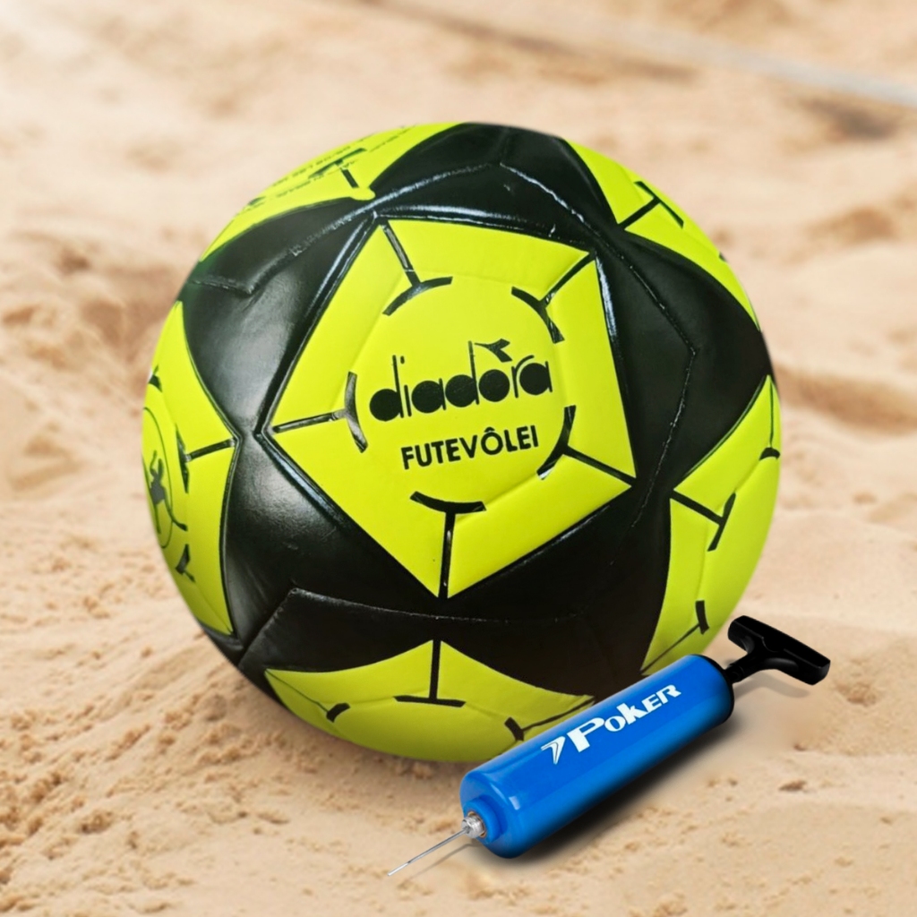 Bola de Futevôlei Altinha Diadora Elite R com Bomba de Ar – Alta Performance e Durabilidade em Oferta na Shopee