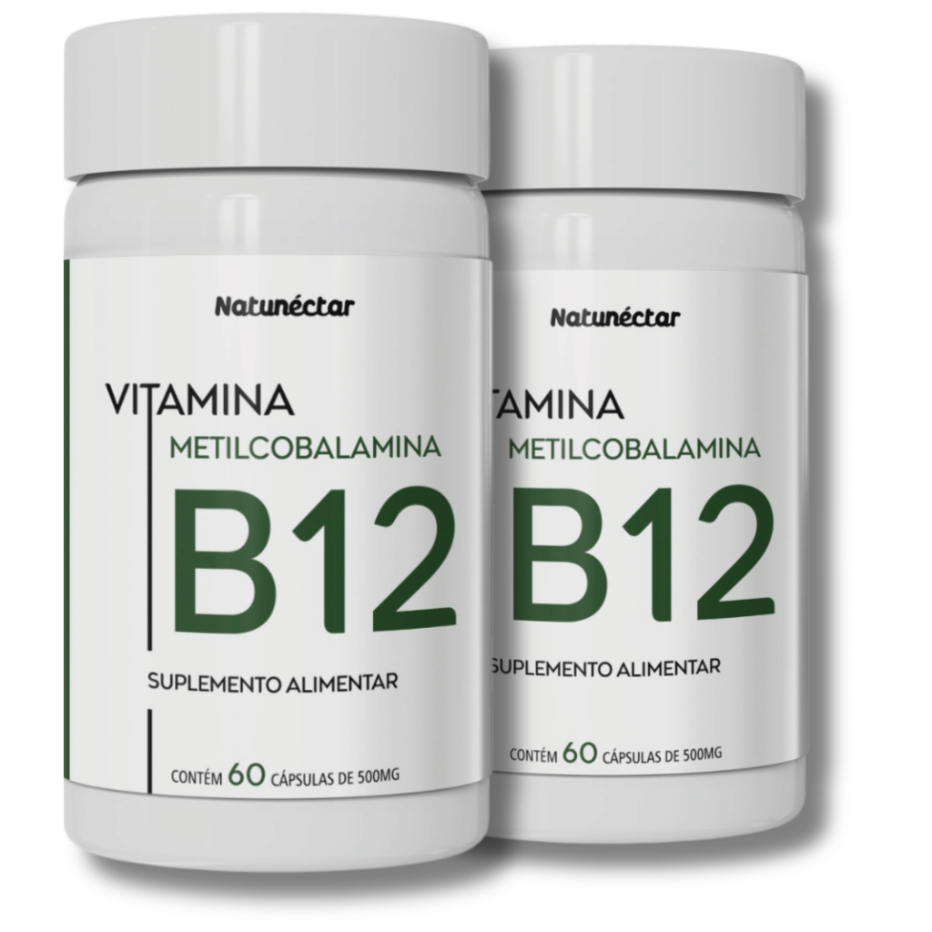 Kit combo 2X Vitamina B12 Metilcobalamina 414% 120 Cápsulas