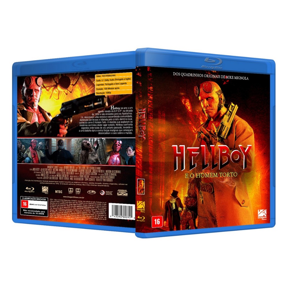 Blu-ray: Hellboy e o Homem Torto DUB/LEG [PERSONALIZADO]