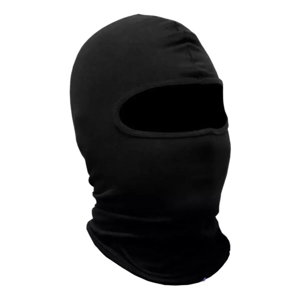 Balaclava Preta Mascara Touca Ninja Proteção motoqueiro em Oferta na Shopee