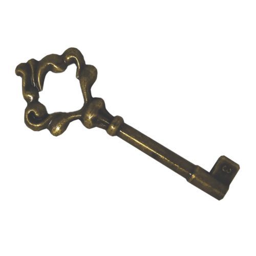 Chave  Colonial  Ouro Velho  METAL guarda roupa sucupira antigo