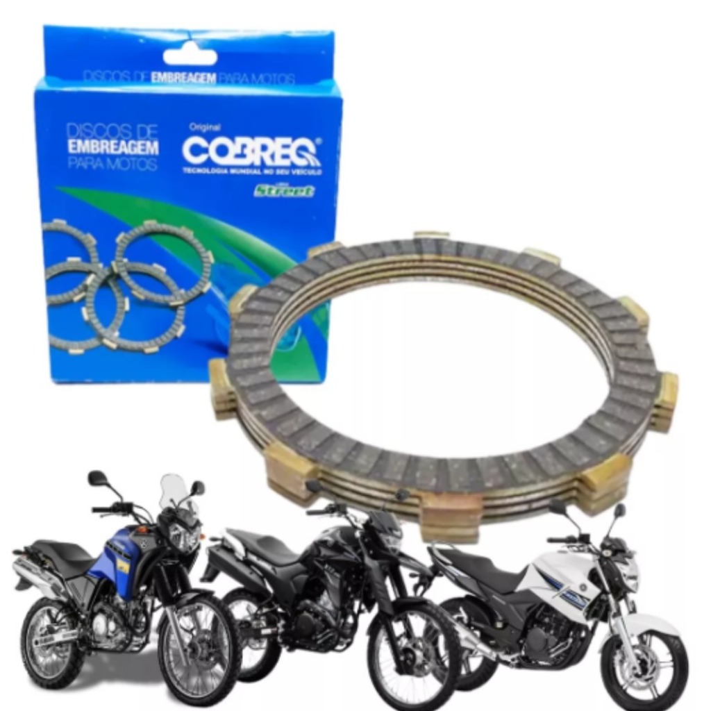Disco De Embreagem Xtz 250 Lander Teneré Ys 250 Fazer 2005 A 2017 Original Cobreq