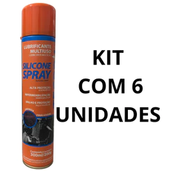 Kit 6 Silicone Spray 300 Ml