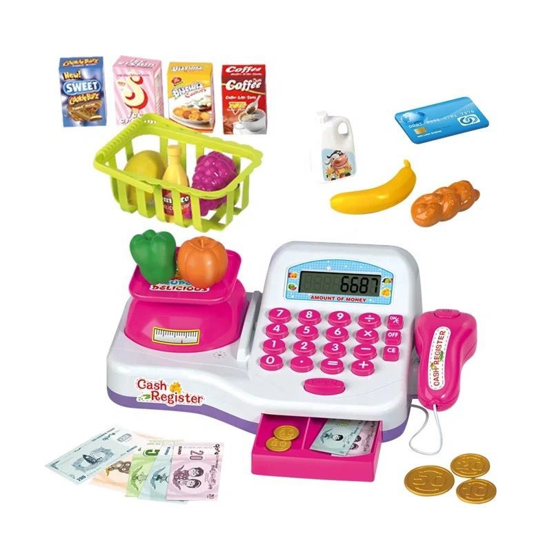 Caixa Registradora Mini Infantil Brinquedo com Luz e Som em Oferta na Shopee