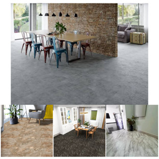 Piso Mármore Pvc Autocolante 45cm X 45cm 5 Placas = 1m² em Oferta na Shopee