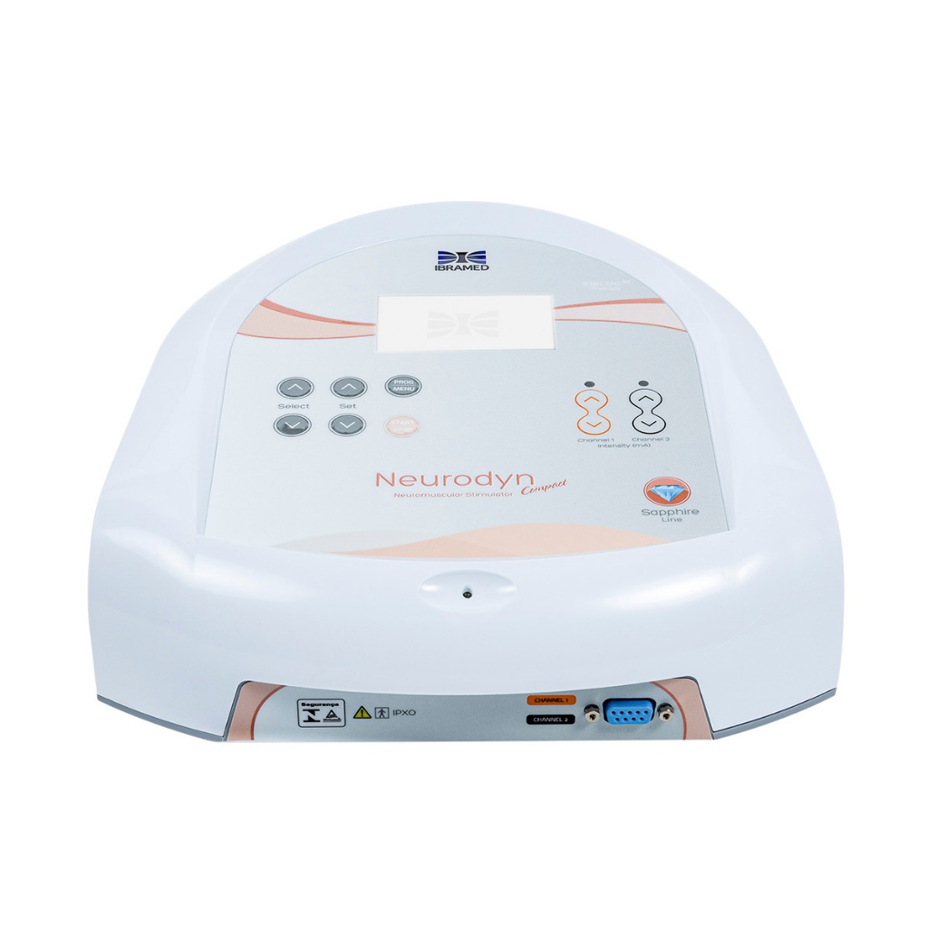 Neurodyn Compact Ibramed - Aparelho Eletroestimulador de Corrente Tens, Fes e Russa 02 Canais