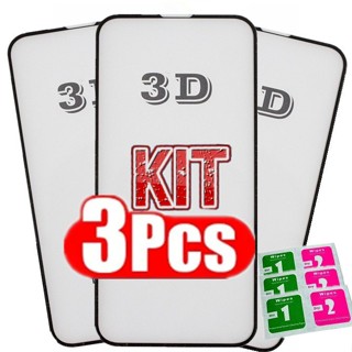 KIT Com 3 Película De Vidro 3D 9D Xiaomi MI 6/7A/8/Mi A3/9/9T/9 se/9 Lite/Mi 10T/11 Lite em Oferta na Shopee