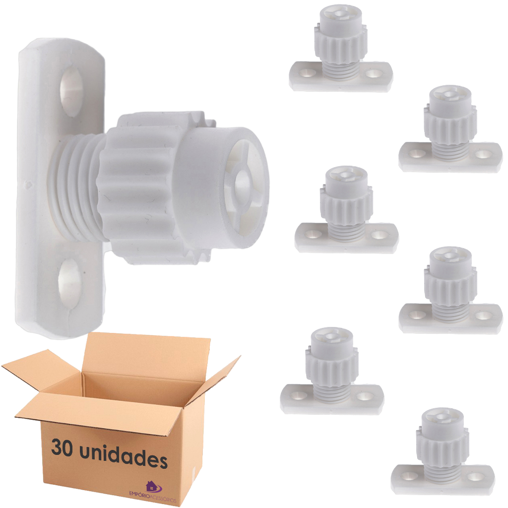 Kit 30 Distanciador Calço Corrediça Regulável 27mm A 34mm