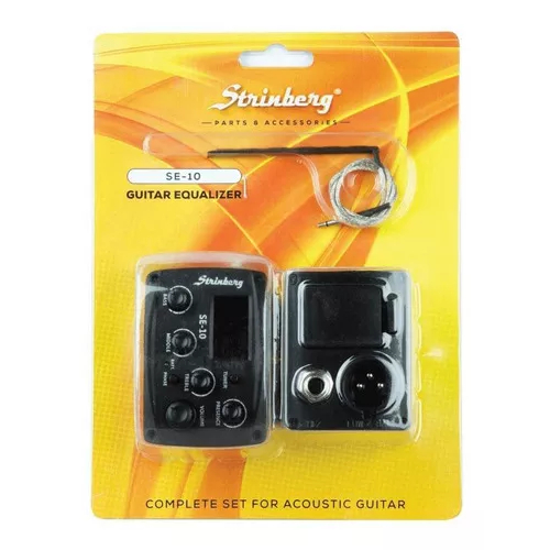 Kit Pré Amplificador Completo Para Violão Strinberg Se-10