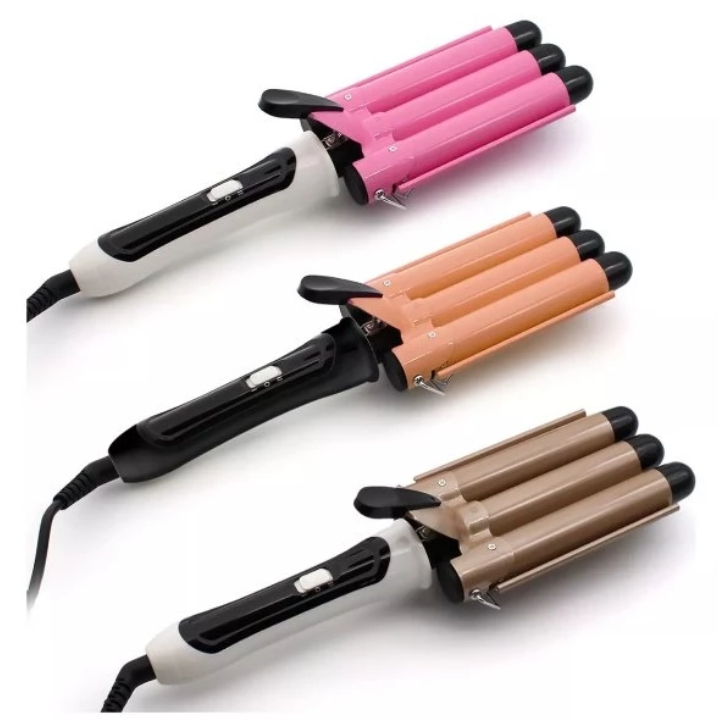 Modelador De Cachos Triondas Automático Para Cabelos Longos Médios Bivolt 110v/220v