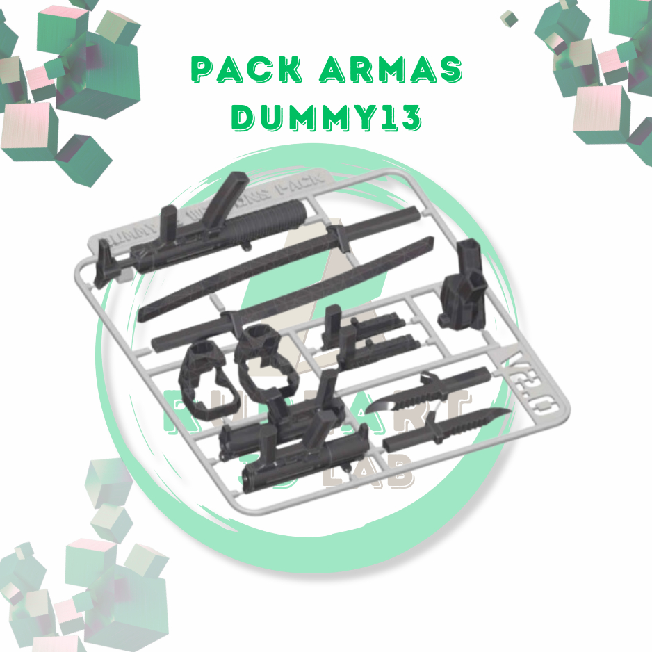Kit Armas  Dummy 13 |  Boneco Articulado Action Figure Brinquedo Educativo Sensorial Varias Posições 3D em Oferta na Shopee