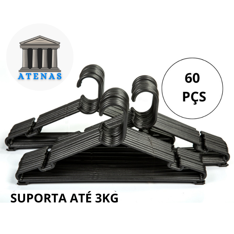 Kit Cabides Redondos Preto Adulto + Kit De Roupas Envio Imediato
